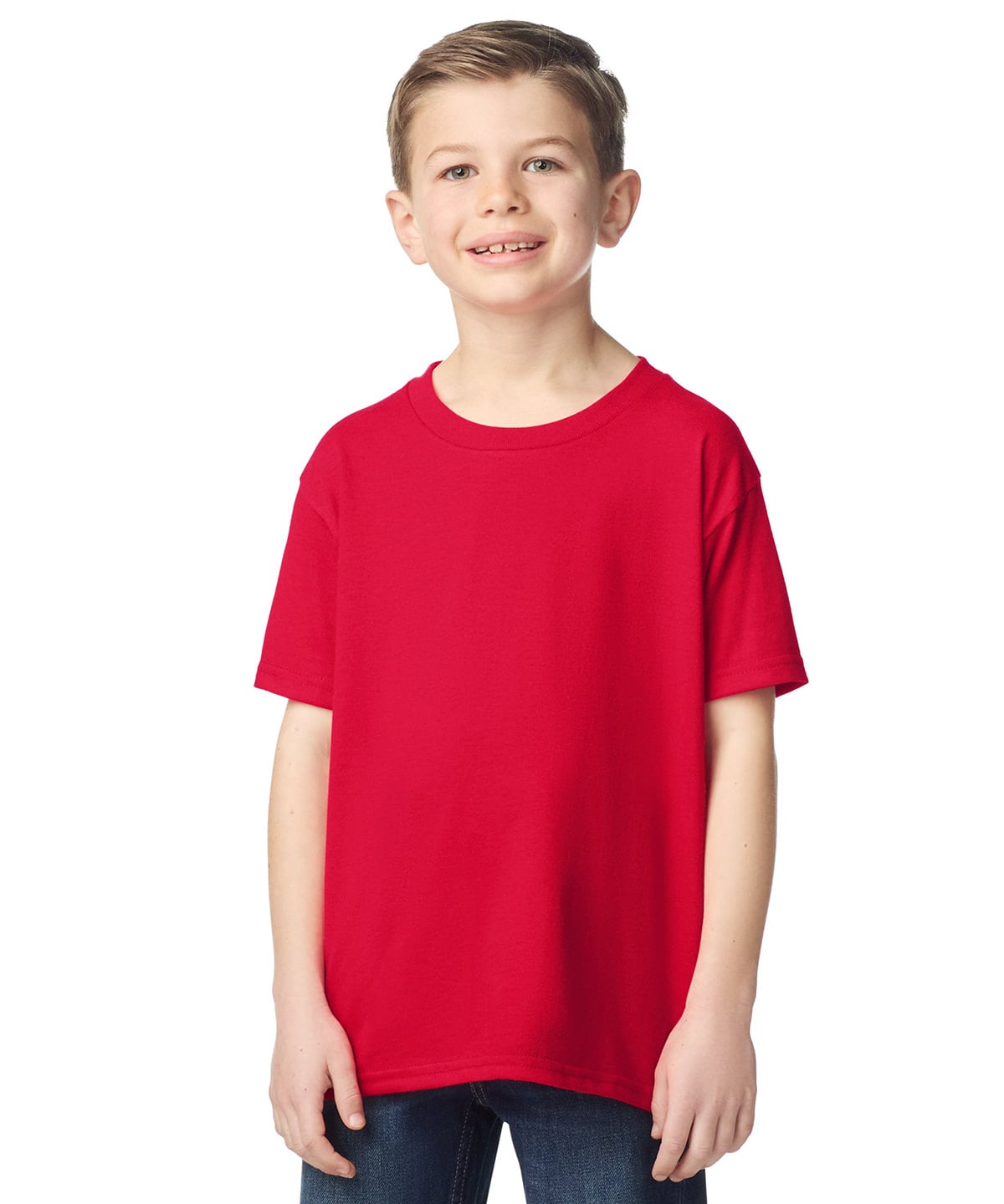 Heavy Cotton Youth T-Shirt shown in use