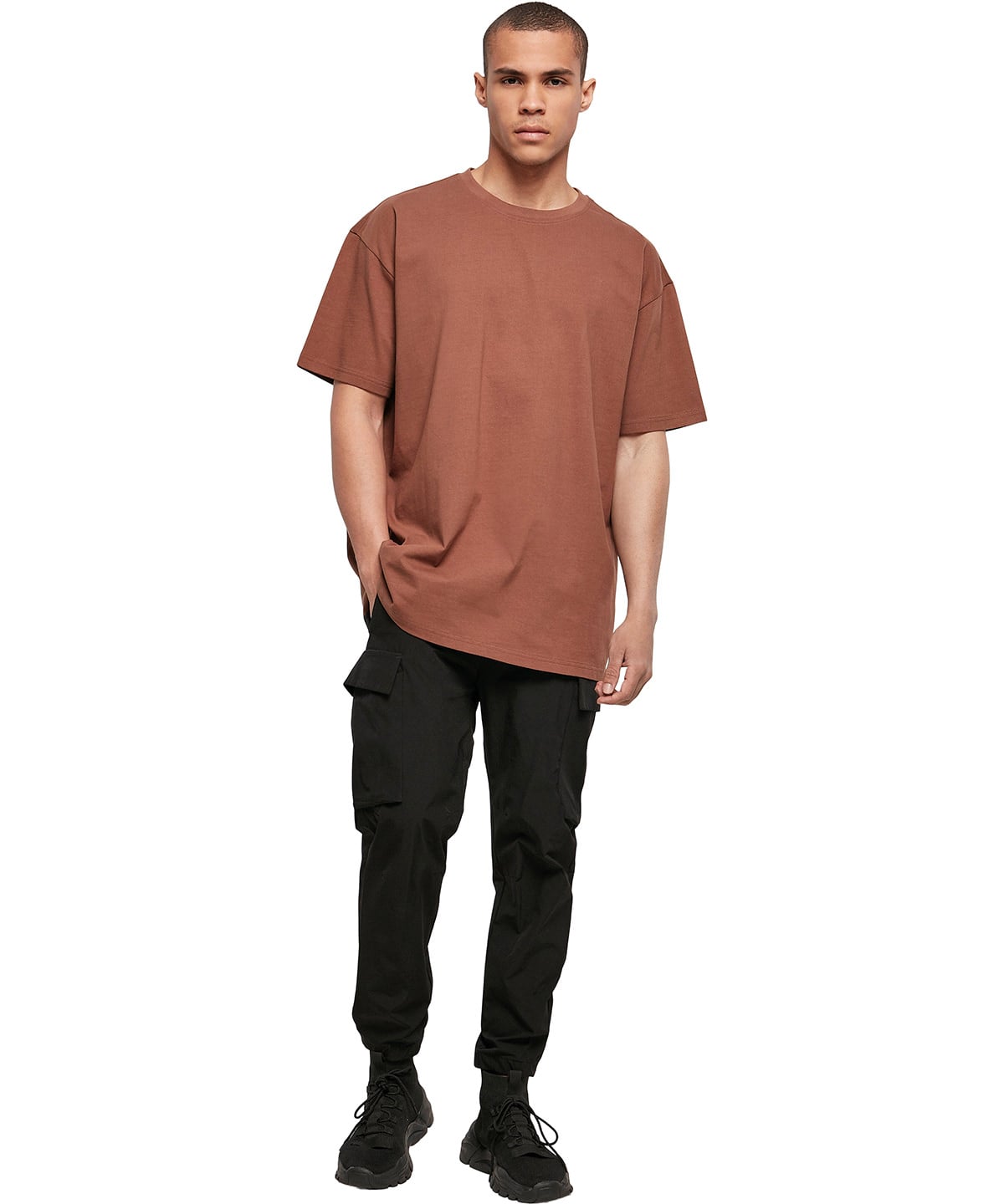 Heavy Oversized Tee shown in use