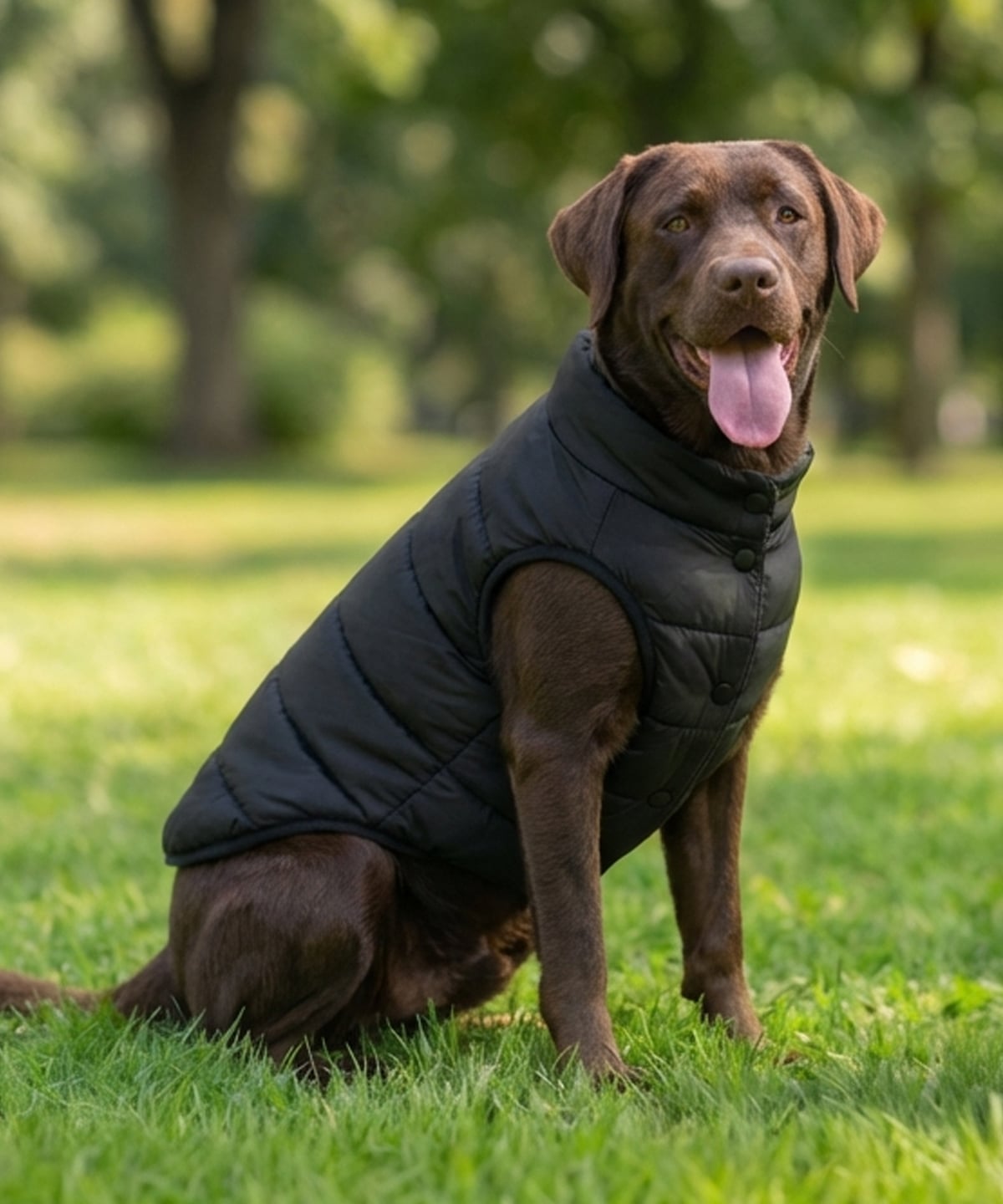 Dog Puffer shown in use